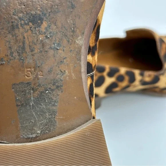 MADEWELL The Frances Loafer in Leopard Calf Hair